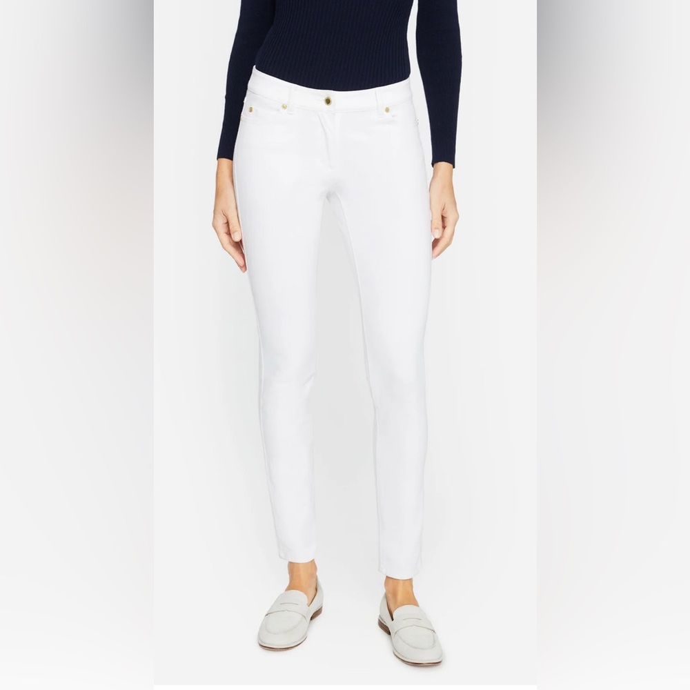J. McLaughlin White Jeans Sz 0 - Picture 3 of 7